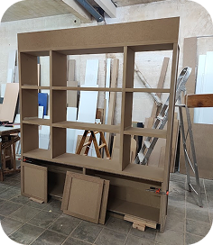 armario en construccion