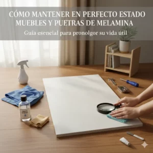 Cómo mantener en perfecto estado muebles y puertas de melamina